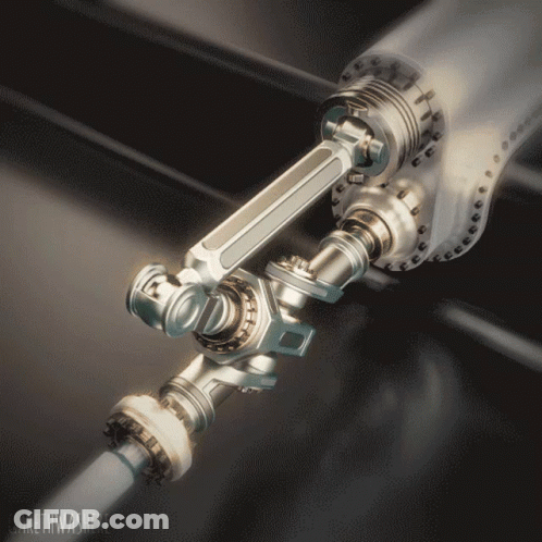 Close Up Robotic Arm Saying Carethwashere GIF