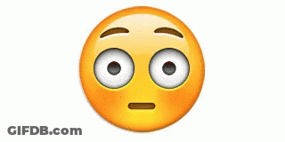 Close Up Smiley Face With Big Eyes Pink Lips GIF