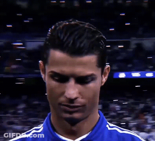 Close Up Soccer Player With Stadium GIF