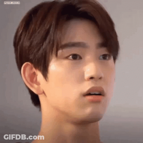 Close Up Surprised Face GIF