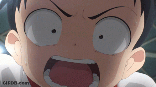 Close Up Surprised Face GIF