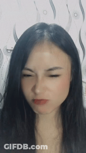 Close Up Woman Eyes Closed GIF