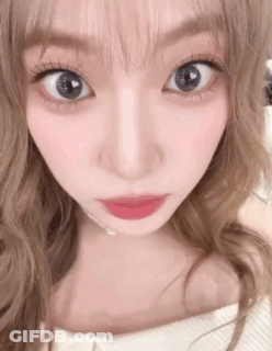 Close Up Woman Face Gray Eyes GIF
