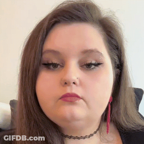 Close Up Woman Face Nose Piercing GIF