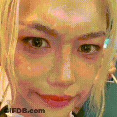 Close Up Woman Face Polka Dot Pattern GIF