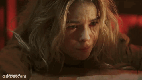 Close Up Woman Face Supergirl GIF