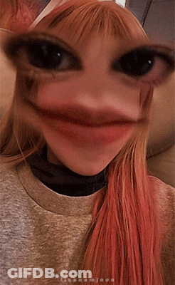 Close Up Woman Face Tisanamjoon GIF