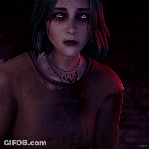 Close Up Woman Face With Name Kepler GIF