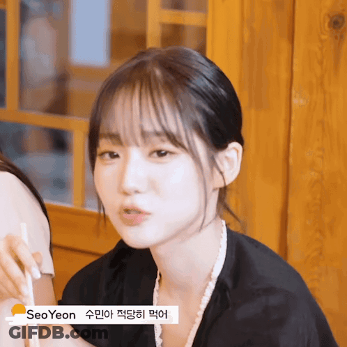 Close Up Woman Face With Seo Yeon GIF