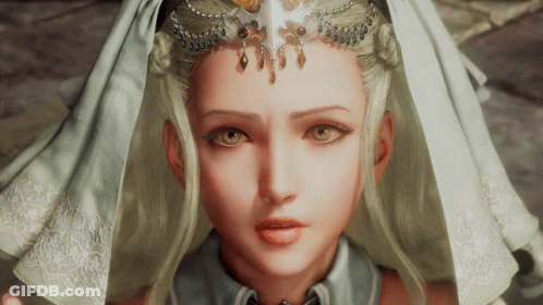 Close Up Woman In White Veil GIF