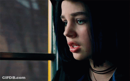 Close Up Woman Looking Out Window GIF
