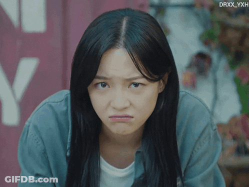 Close Up Woman Making Funny Face Drxx_yxh GIF