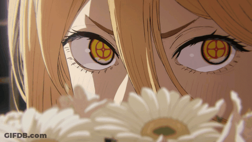 Close Up Woman's Eyes With Flower GIF