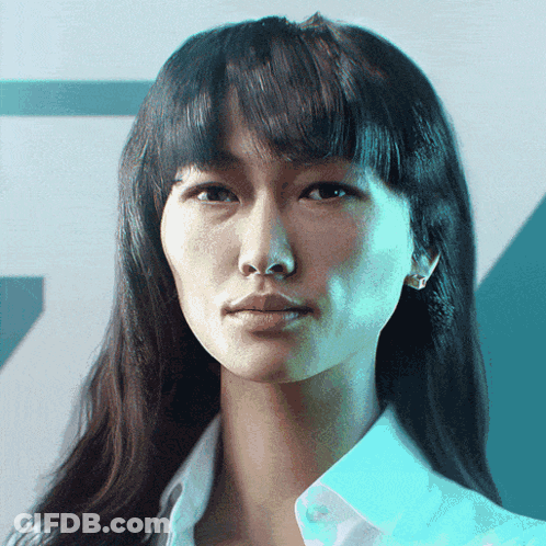 Close Up Woman's Face GIF