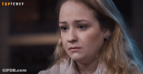 Close Up Woman's Face Top Chef GIF