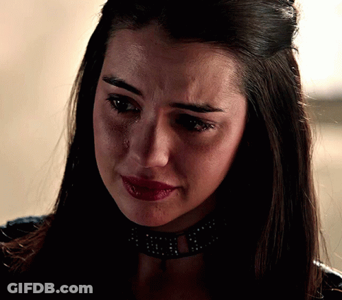 Close Up Woman's Face With Choker GIF
