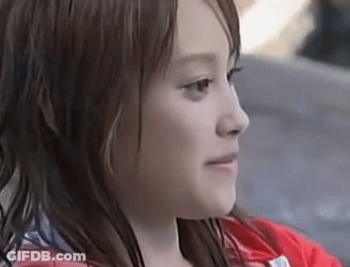 Close Up Woman's Face With Eyes Closed GIF