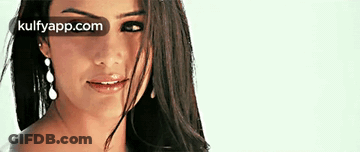 Close Up Woman's Face With Kulfyapp.com GIF