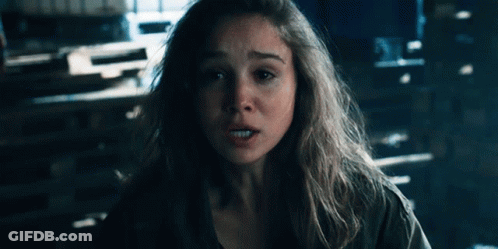 Close Up Woman's Serious Face GIF