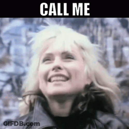 Close-Up Woman Saying Call Me GIF
