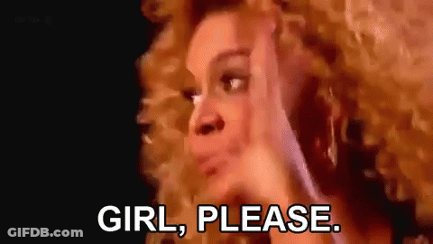 Close Up Woman Saying Girl Please GIF