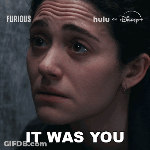 Close Up Woman Saying It Was You GIF