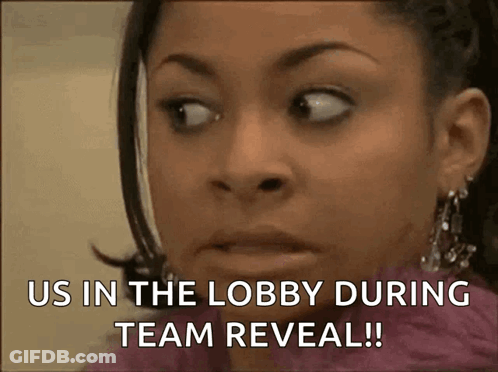 Close Up Woman Saying Us During Team Reveal GIF
