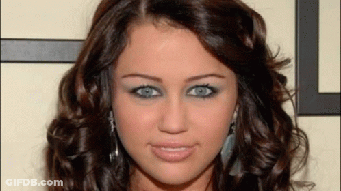Close Up Woman With Blue Eyes GIF