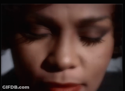 Close Up Woman With Eyes Closed And Mouth Open GIF