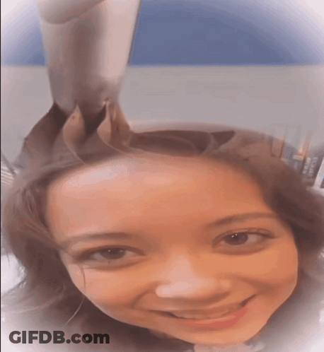 Close Up Woman With Eyes Closed GIF