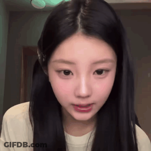 Close Up Woman With Long Hair And White Shirt GIF