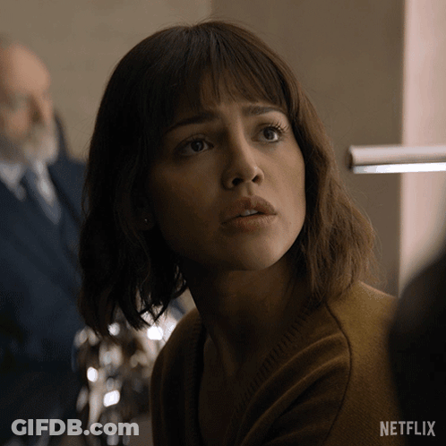 Close Up Woman With Netflix Text On Bottom Right GIF