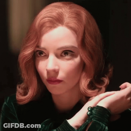 Close Up Woman With Red Hair GIF