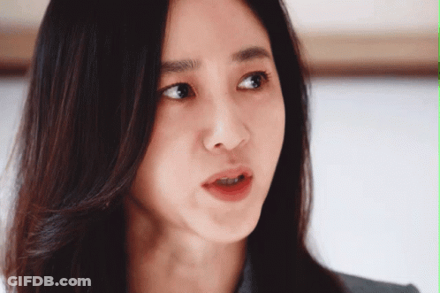 Close-Up Woman With Serious Look GIF