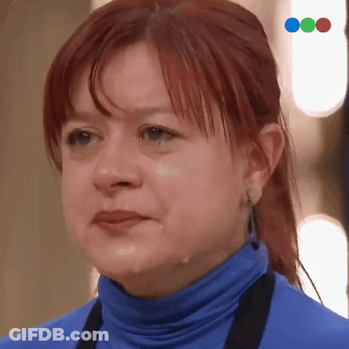 Close Up Woman With Tear On Cheek GIF