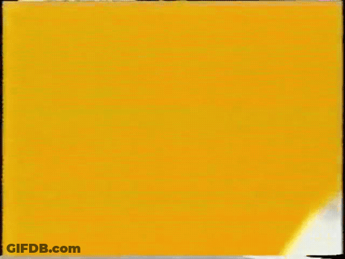 Close-Up Yellow Footprint GIF