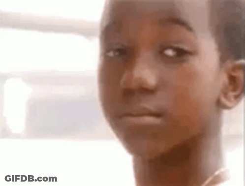 Close Up Young Boy Making Funny Face GIF