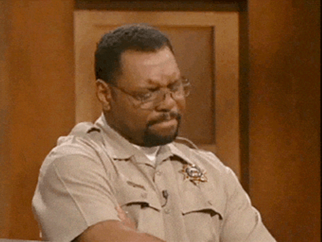Closed Eyes Cop Nodding Emotional Damage Meme GIF