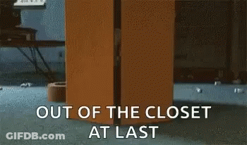 Closet With Out Of The Closet At Last GIF