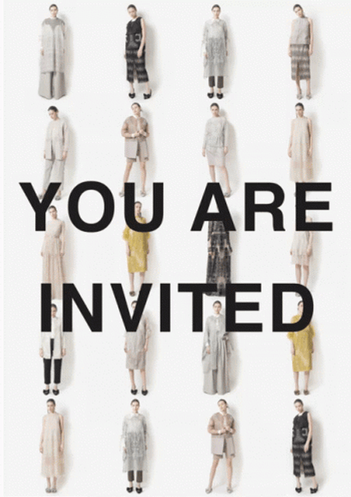 Clothes Fashion Show Invitation GIF