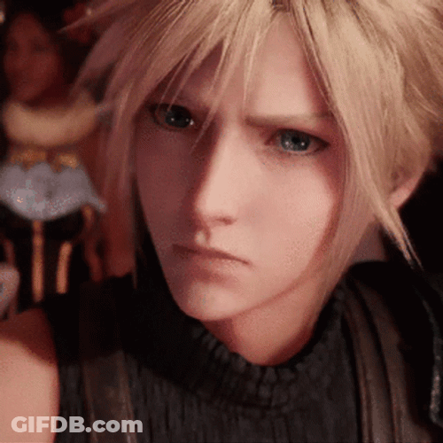 Cloud Strife Angry GIF