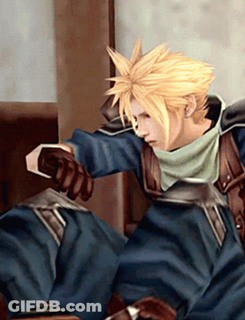 Cloud Strife Crisis Core Cloud Hd GIF