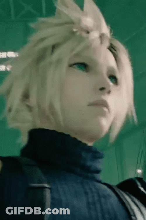 Cloud Strife Cute Final Fantasy GIF
