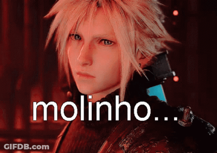 Cloud Strife Final Fantasy Profile GIF