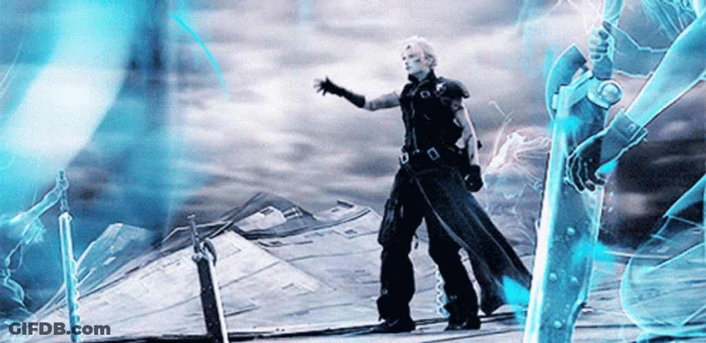 Cloud Strife First Class Soldier GIF
