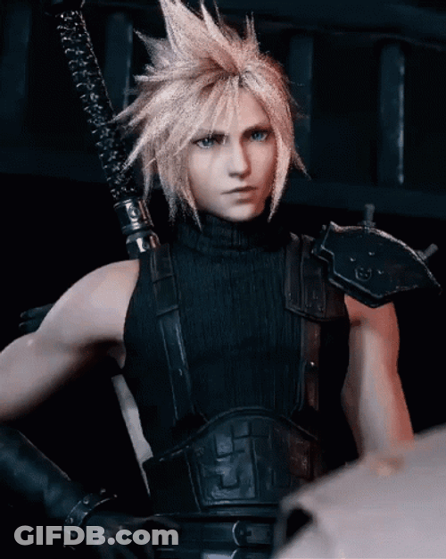 Cloud Strife From Final Fantasy GIF