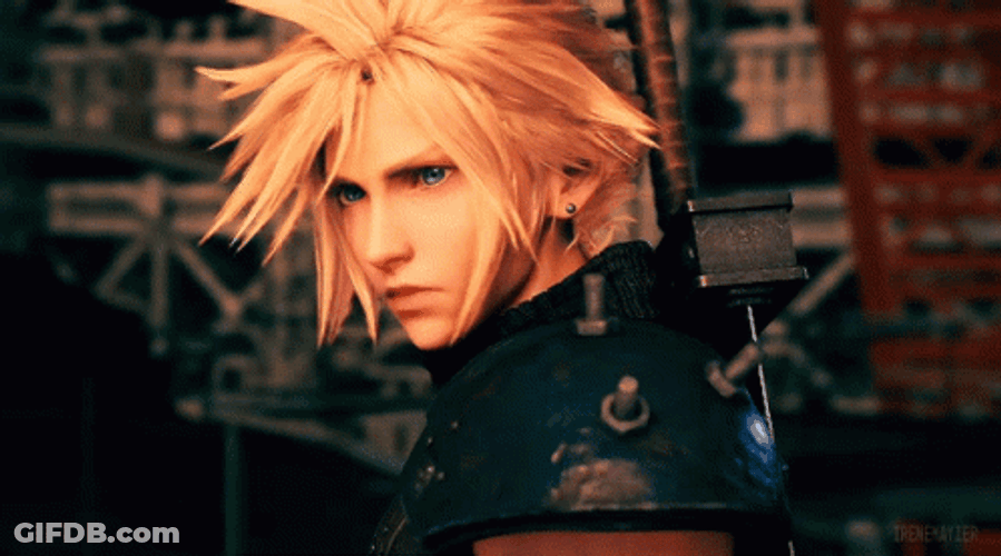 Cloud Strife Jealous GIF