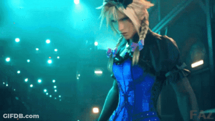 Cloud Strife Miss Cloud GIF