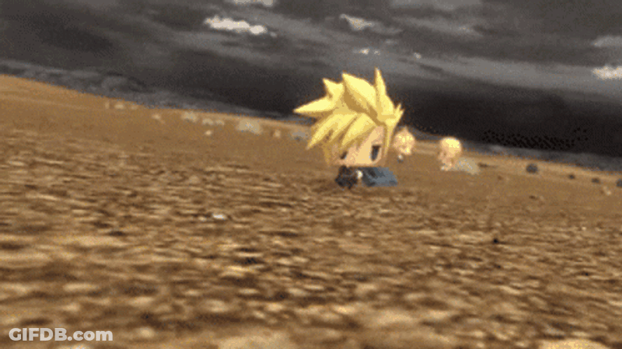 Cloud Strife Sword Anime GIF