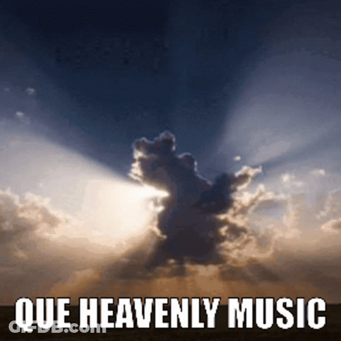 Cloud With Que Heavenly Music GIF